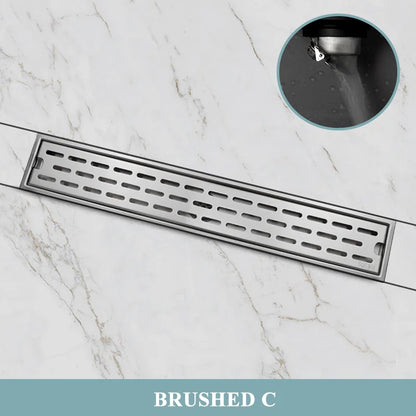 304 Stainless Steel Bathroom Drain Brushed Rose Gold