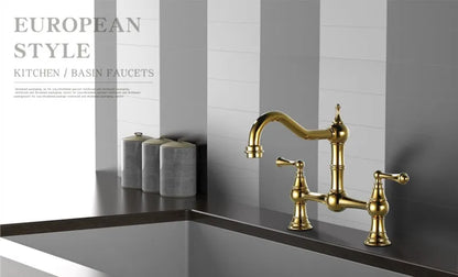 Sink Tap Rotation Total Brass Lead Classical Double
