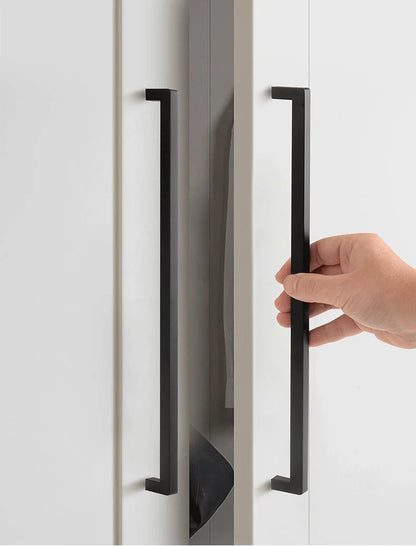 Square 500mm Extended Long Handle Wardrobe Door Handle