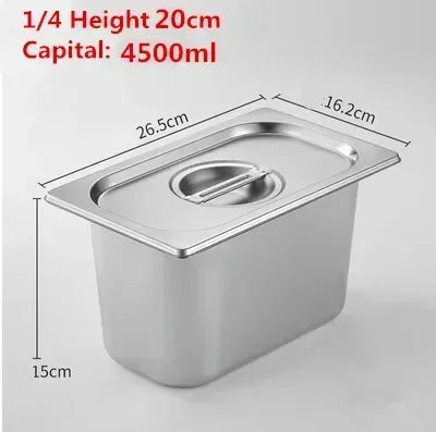 Square Basin Rectangle Tray Basin Lid Gn Pan