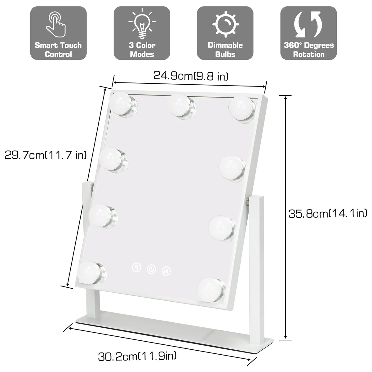 Vanity Mirror Hollywood Light Up Makeup Mirror Led