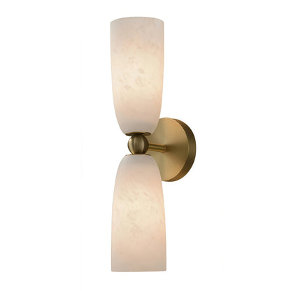Brass Marble Wall Light Alabaster Wall Sconce Led