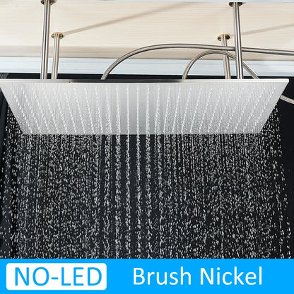 Luxury 80cm Rain Shower Head Chrome Big Top