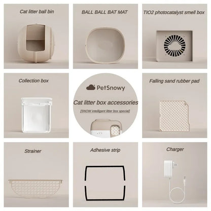 Complete Cats Toilets Petsnowy Toilet Box/Mat/Filter Mesh/ Sets