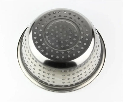 Big Hole Stainless Steel Washing Mesh Vegetable Fruits