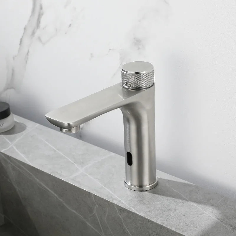 304 Stainless Steel Cold Water Basin Faucet Infrared