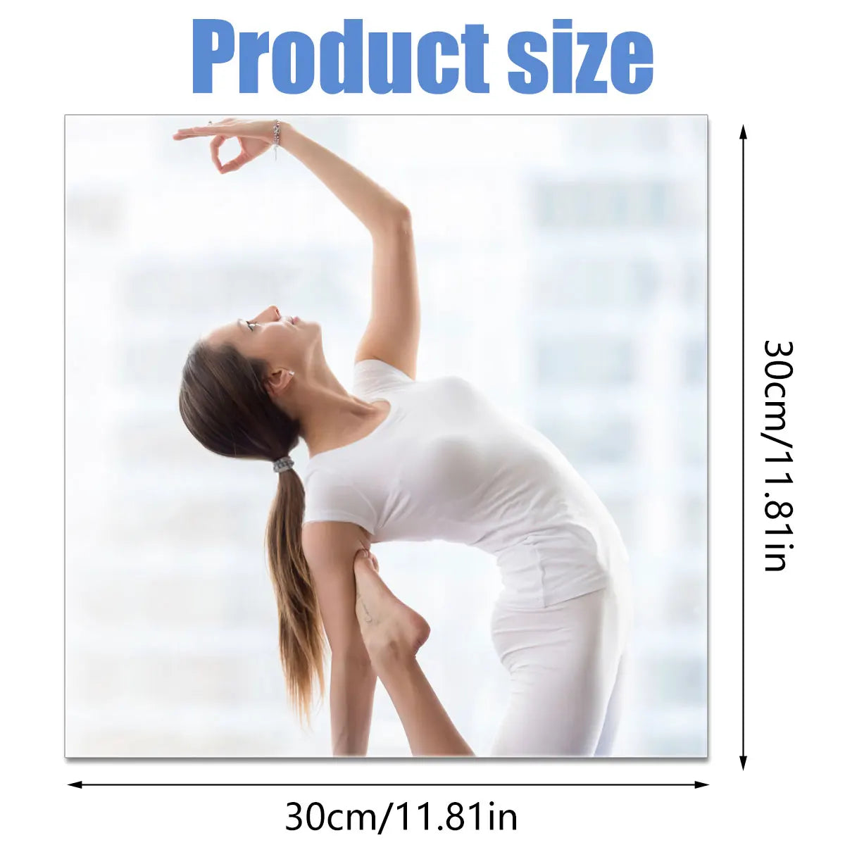 10/20/30pcs Mirror Wall Sticker Mirror Diy Square Decal