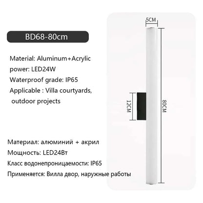 Ip65 Waterproof Wall Light Outdoor Garden Villa Exterior