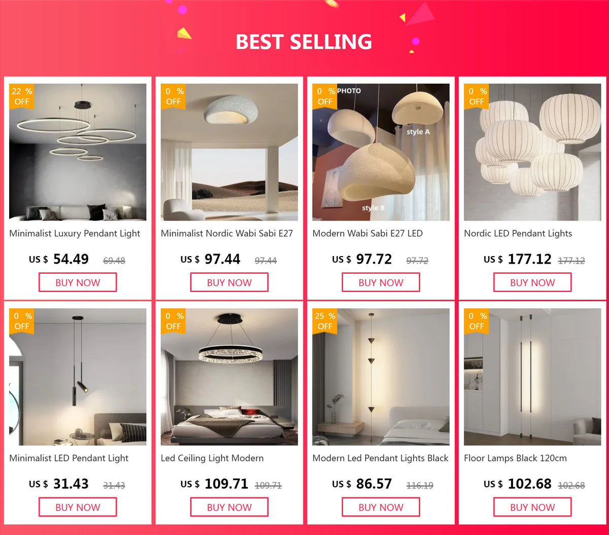 Modern Led Wall Lamp 120 100 80cm Mirror