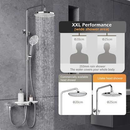Bathroom Shower System Sets Without Tap Stainless Steel