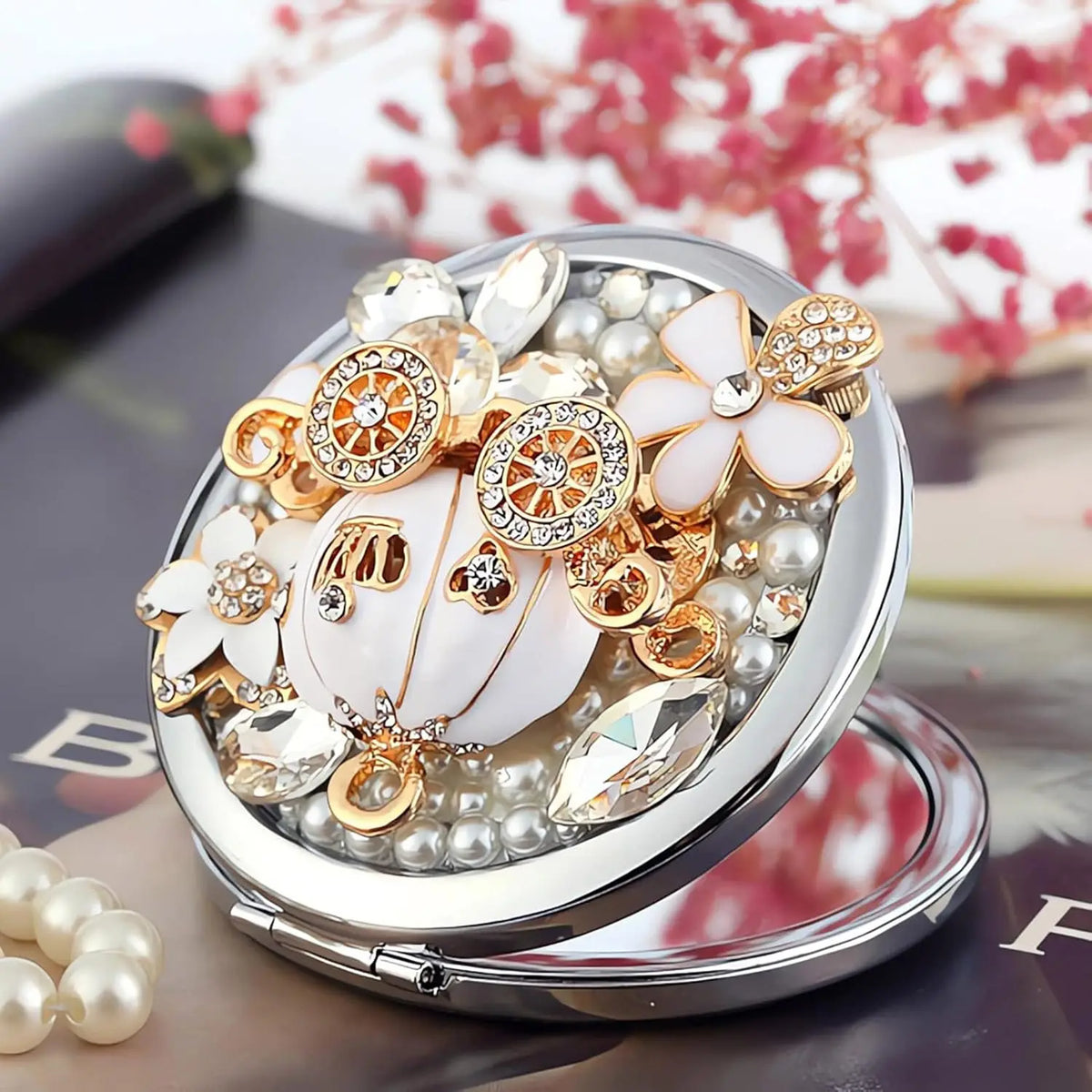 Compact Mirror 1x/2x Magnification Pocket Mirror Women 3inch
