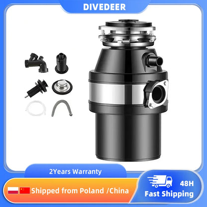 Divedeer Food Waste Disposer 220v/560w Food Residue Pulverizer