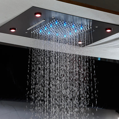 Luxury Thermostatic Shower Faucet Led Shower Sets Ceiling