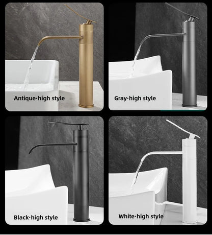 Bathroom Faucets Stainless Steel 304 Brushed Gold Basin