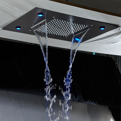 Digital Display Thermostatic Rain Shower System 14 20