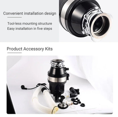 Divedeer Food Waste Disposer 220v/560w Food Residue Pulverizer