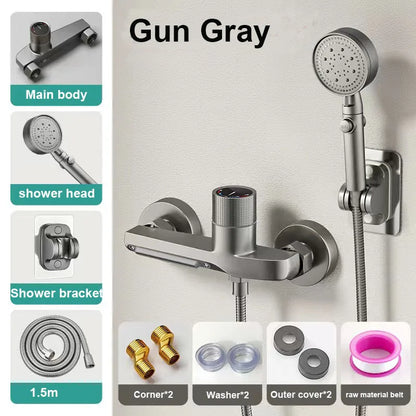 Brass Bathroom Shower Faucet Basin Faucets Wall Mounted