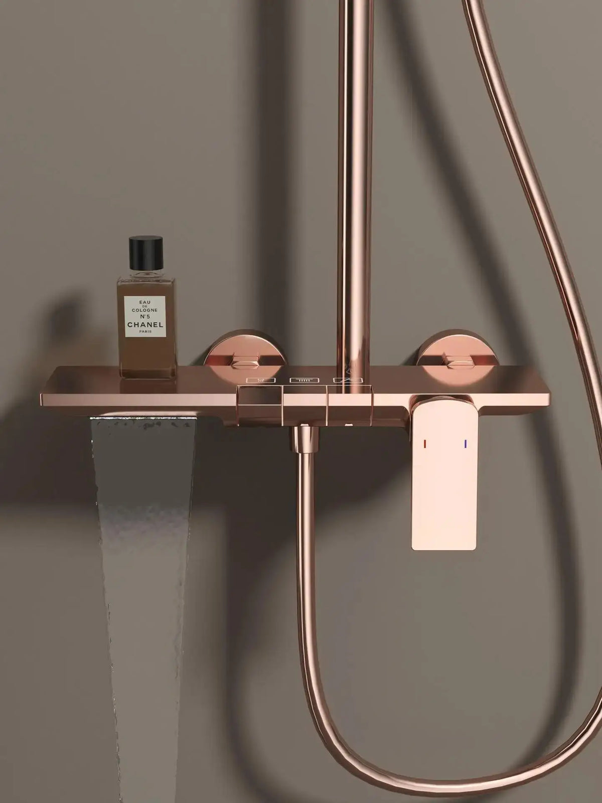 Rose Gold Bathroom Shower Cold Mixer Bath Shower