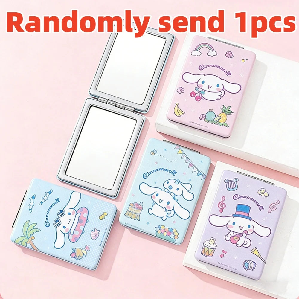 Genuine Hello Kitty Melody Folding Makeup Mirror Cartoon