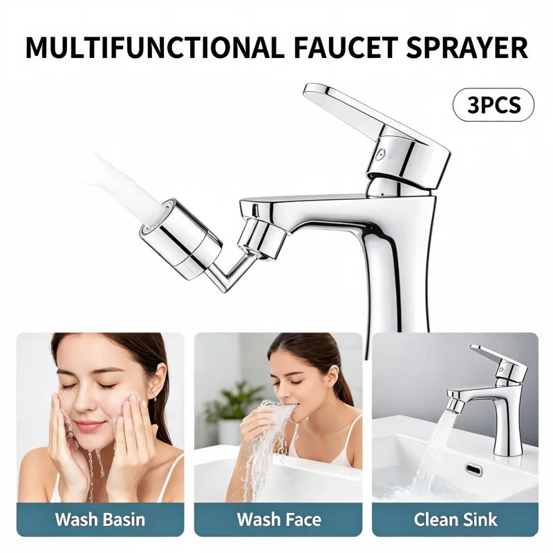 720 Universal Rotating Faucet Aerator Splash Proof Water