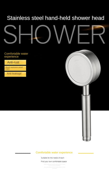 Premium High Pressure Rainfall Shower Combo Stainless Steel