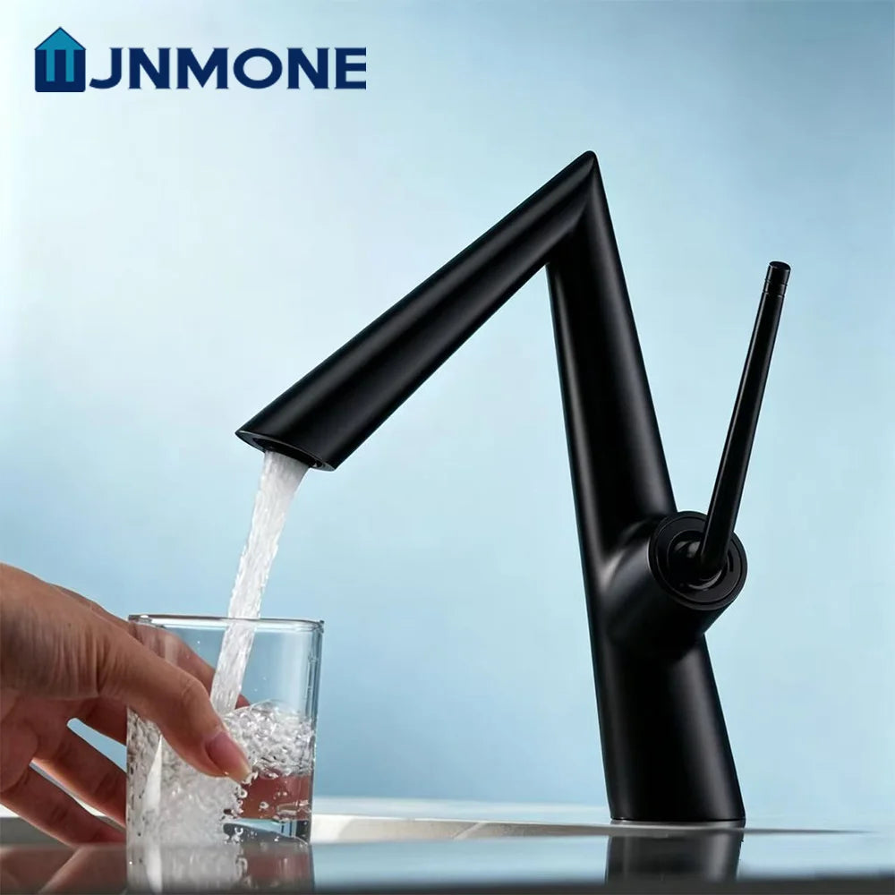 Solid Brass Basin Faucet Deck Mounted Bathroom Faucet