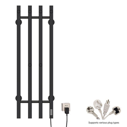 Bathroom Electric Heated Towel Rack 3/4 Bars Bathroom