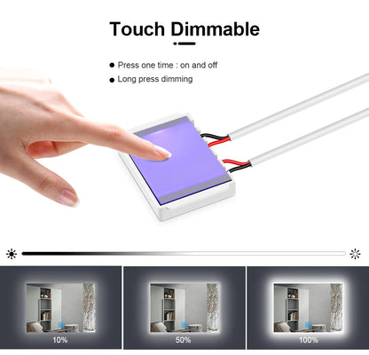12v 5a Makeup Mirror Led Light Switch Capacitive