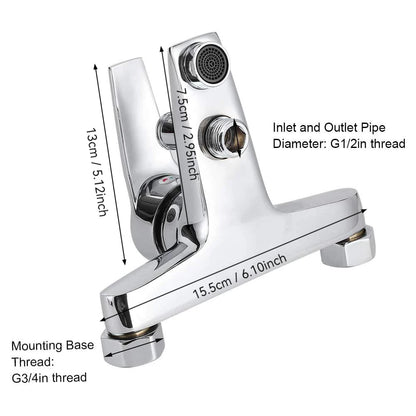 Shower Faucet Made Of Alloy Material G1/ 2inch