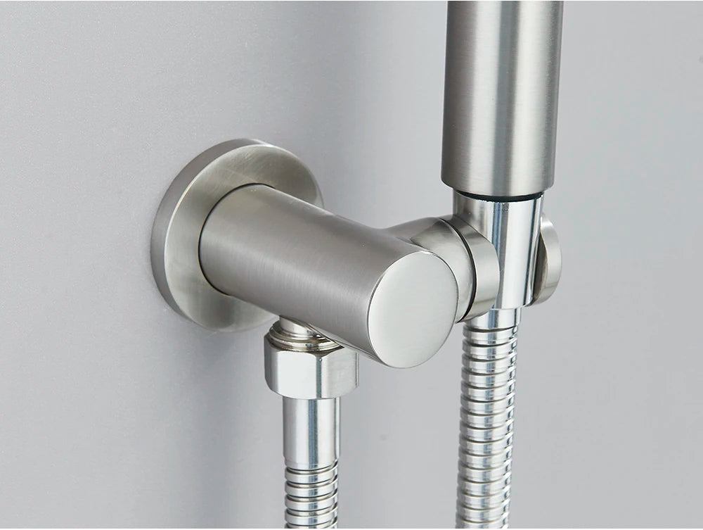 Poiqihy Golden Handshower Head 150cm Stainless Steel Shower
