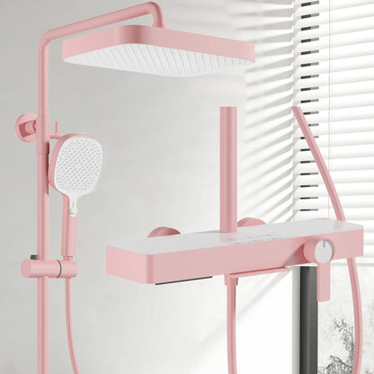 Orange Piano Bathroom Shower Waterfall Bathroom Mixer Faucets