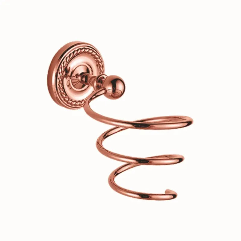 Bathroom Rose Gold Bath Towel Towel Ring Carved