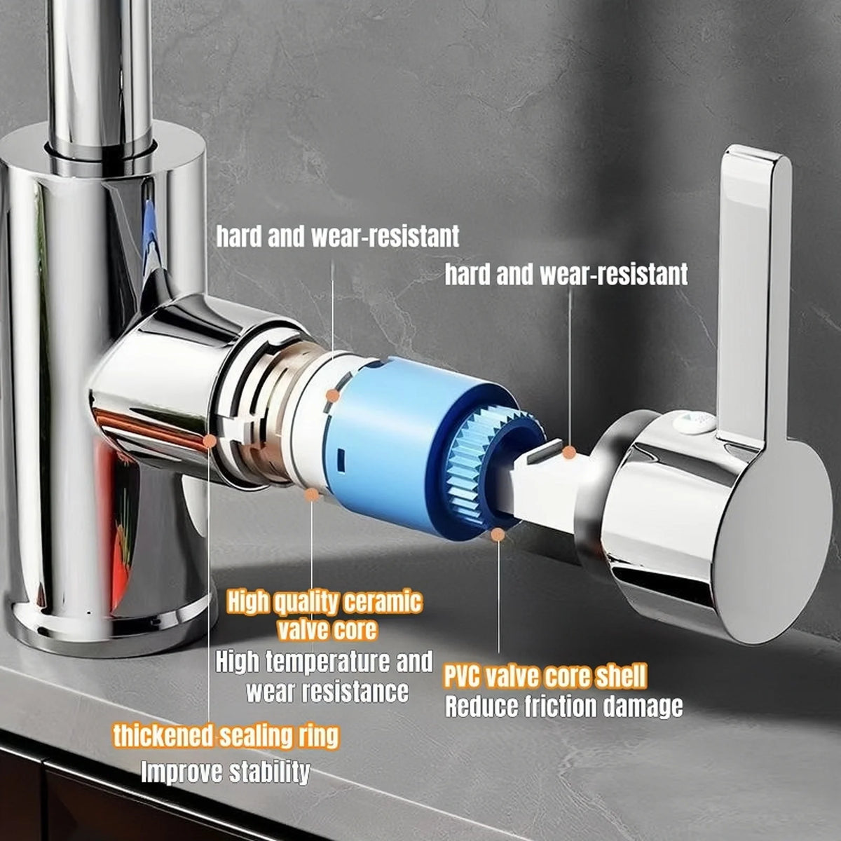 Cold Bathroom Basin Faucet 80cm Water Pipe Sink