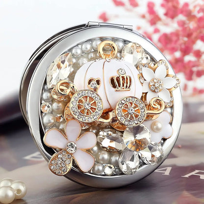 Compact Mirror 1x/2x Magnification Pocket Mirror Women 3inch