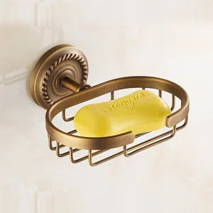 Solid Brass Bathroom Robe Hook Paper Holder Towel