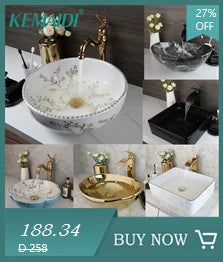 Kemaidi Golden Plated Bathtub Filler Shower Roman Tub
