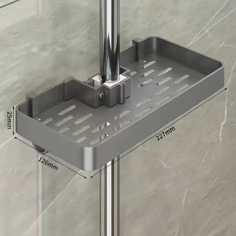 Bathroom Shelf Shampoo Soap Holder Shower Tray Toilet