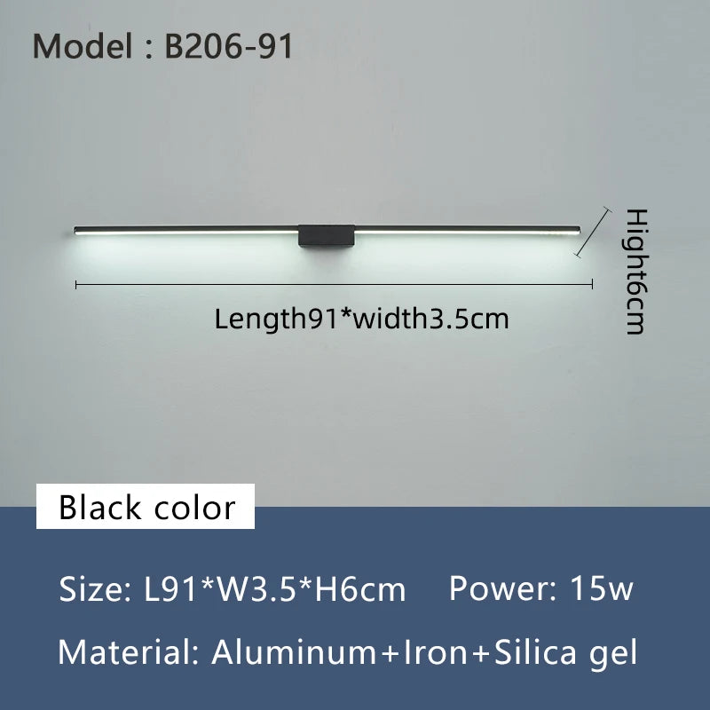 Neo Gleam Led Bathroom Mirrior Light Modern Wall