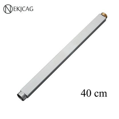 Square Extension Tube Bathroom Shower Faucet Extra Extend