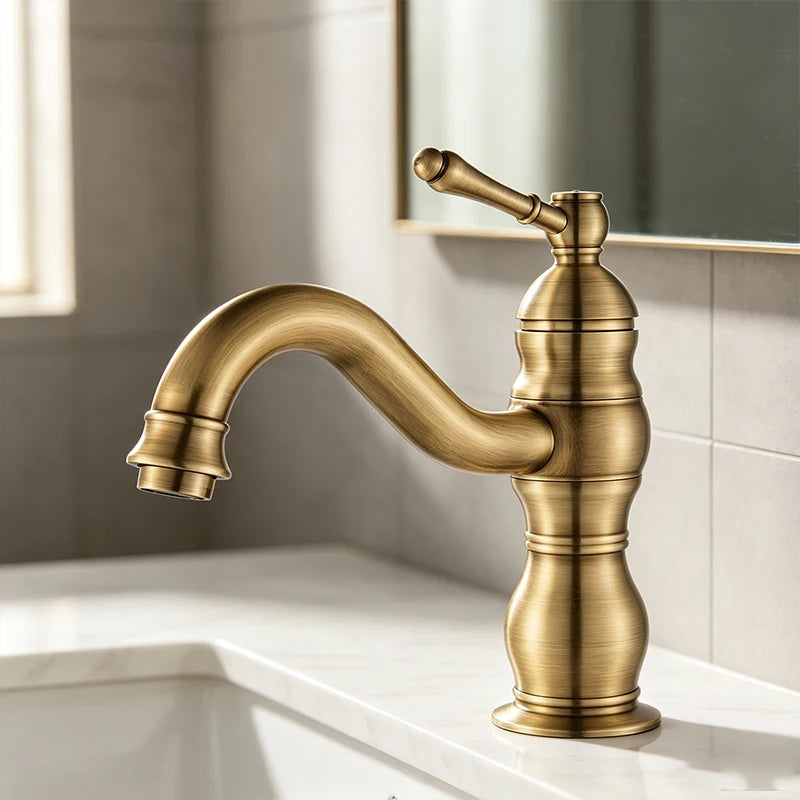 Bathroom Basin Sink Faucet Mixer Tap Handle Hole