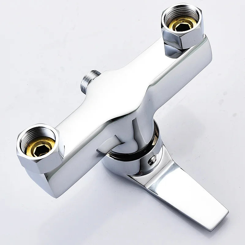 Brass Shower Faucet Mixer Valve Shower Head Hidden