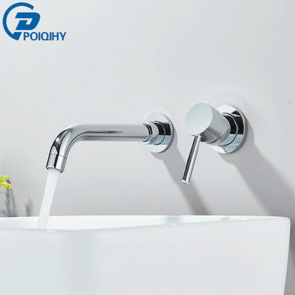 Matte Black Basin Faucet Brass White Bathroom Sink