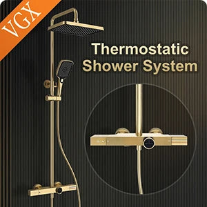 Vgx Concealed Thermostatic Shower System Temperature Digital