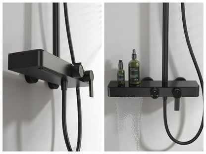 Orange Piano Bathroom Shower Waterfall Bathroom Mixer Faucets