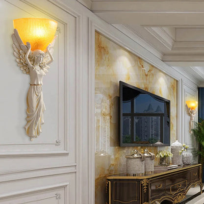 Retro Angel Girl Wall Lamp Led Lighting Fixtures