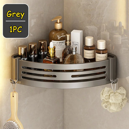 Corner Shower Caddy Adhesive Drilling Installation Options