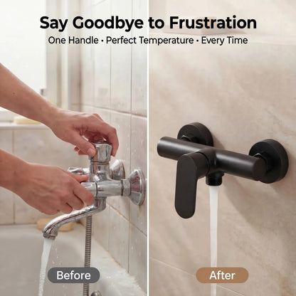 304 Stainless Steel Bathroom Shower Faucet Wall Mounted