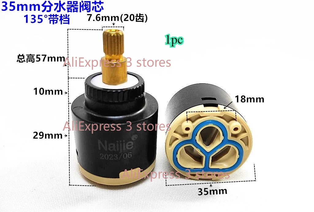 1pcs 28mm/35mm/40mm Water Mixer Tap Faucet Cartridge Ceramic