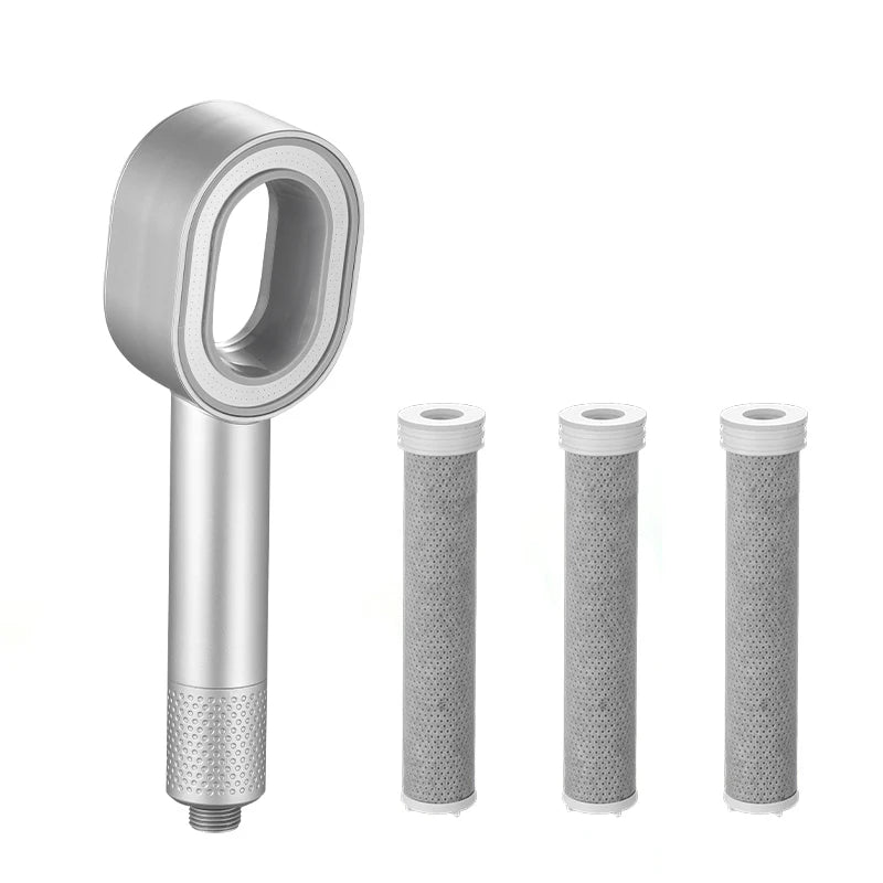 Luxury Filter Shower Head High Output Carbon Fiber