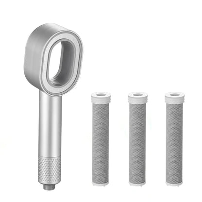 Luxury Filter Shower Head High Output Carbon Fiber